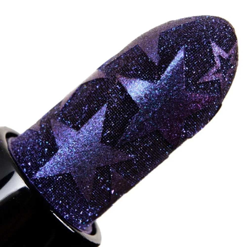 MAC Cosmetics Kiss of Stars Lipstick Asterisk Blue Purple Sparkle New in Box